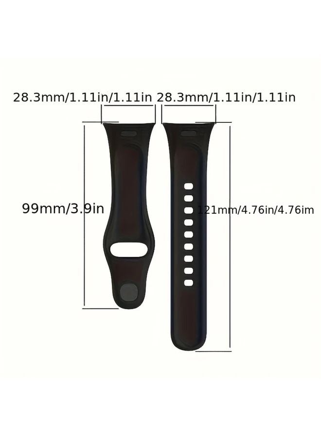 Redmi Watch 3 Smartwatch Band Orange Silicone Strap Durable Comfort Fit - Image 3